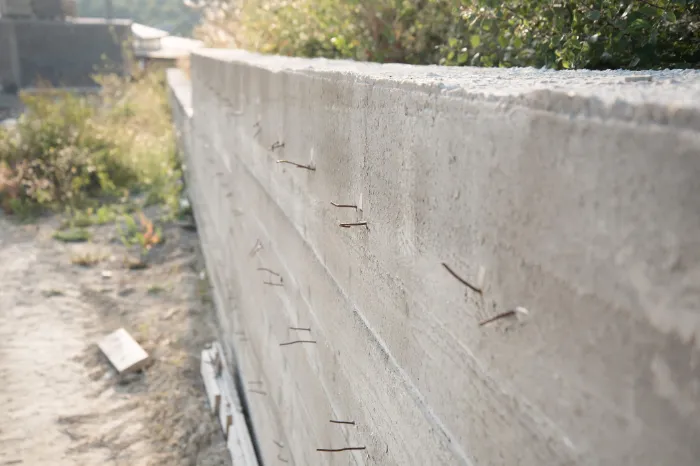 Retaining Wall Installation